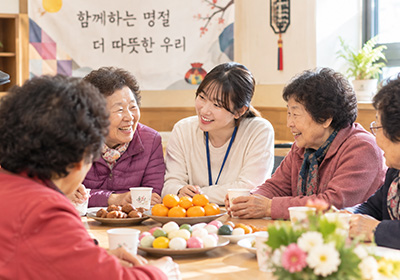 정서적 지원 활동사진